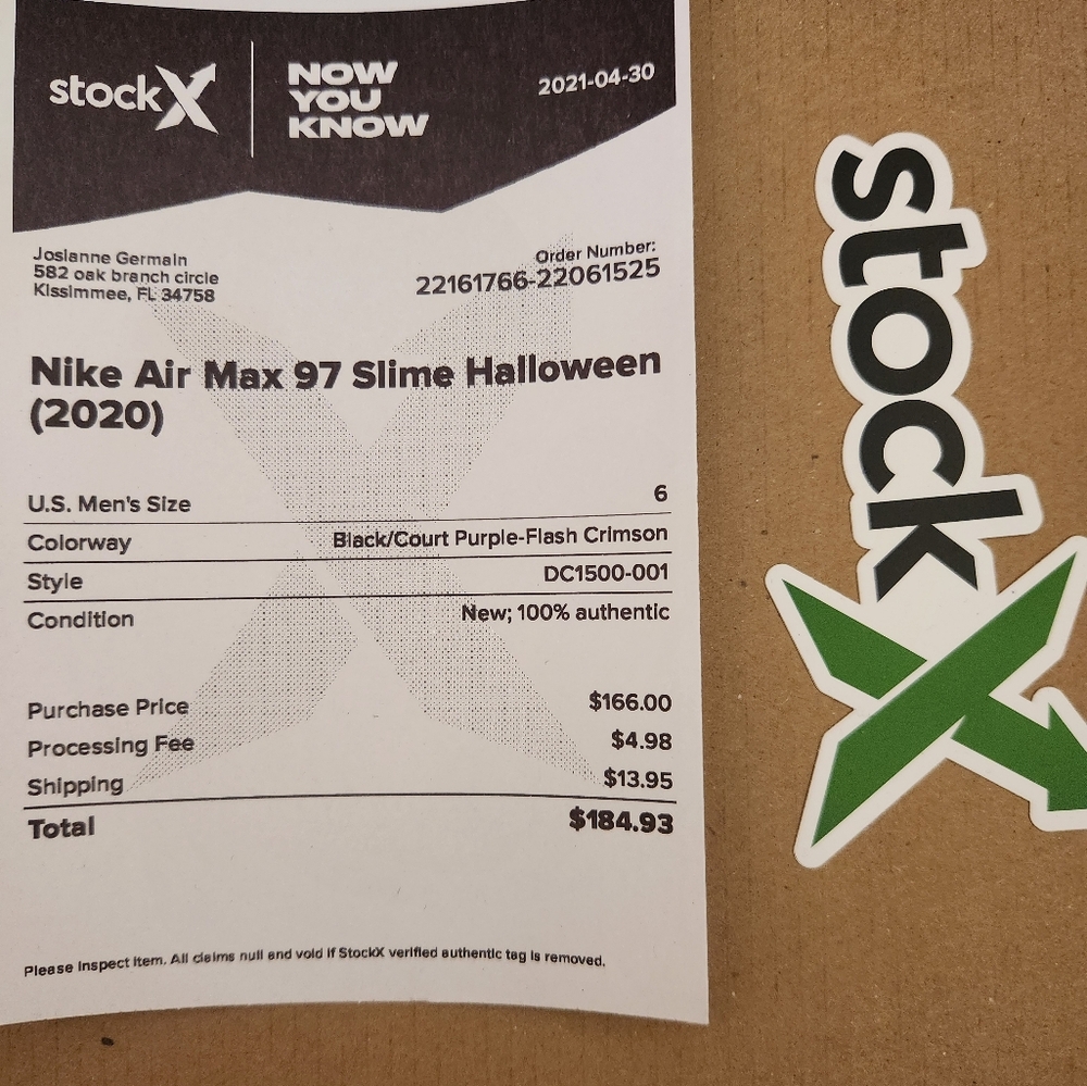 Nike Air Max 97 Slime Halloween - Picture 7 of 7